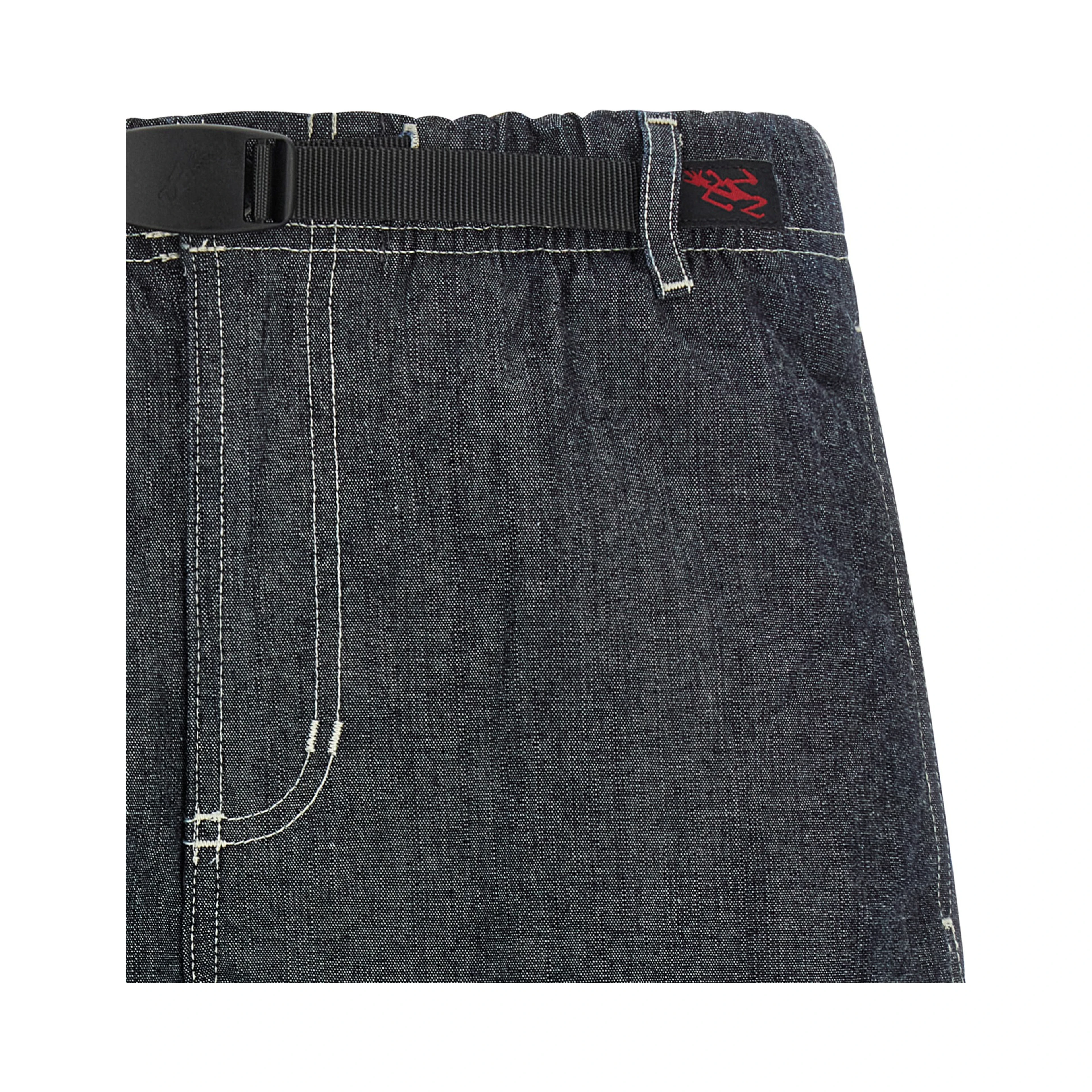 Blue Cotton Bermuda Shorts