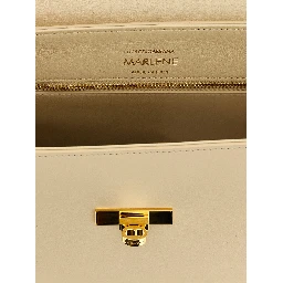 White Lamb Leather Handbag