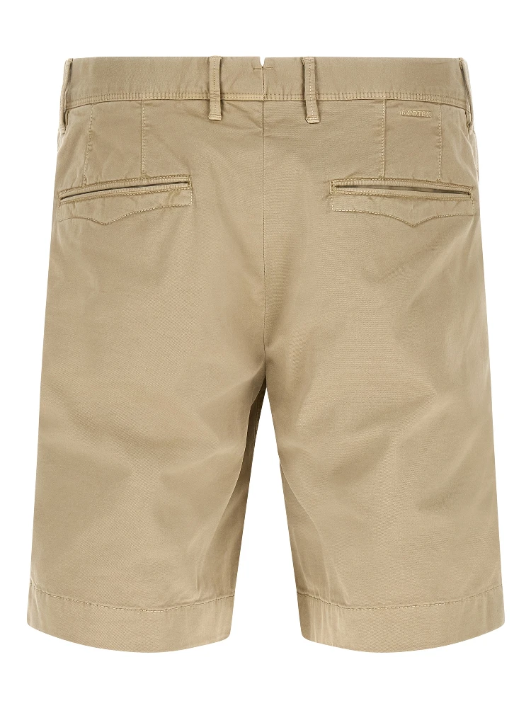 Beige Cotton Bermuda Shorts alternative