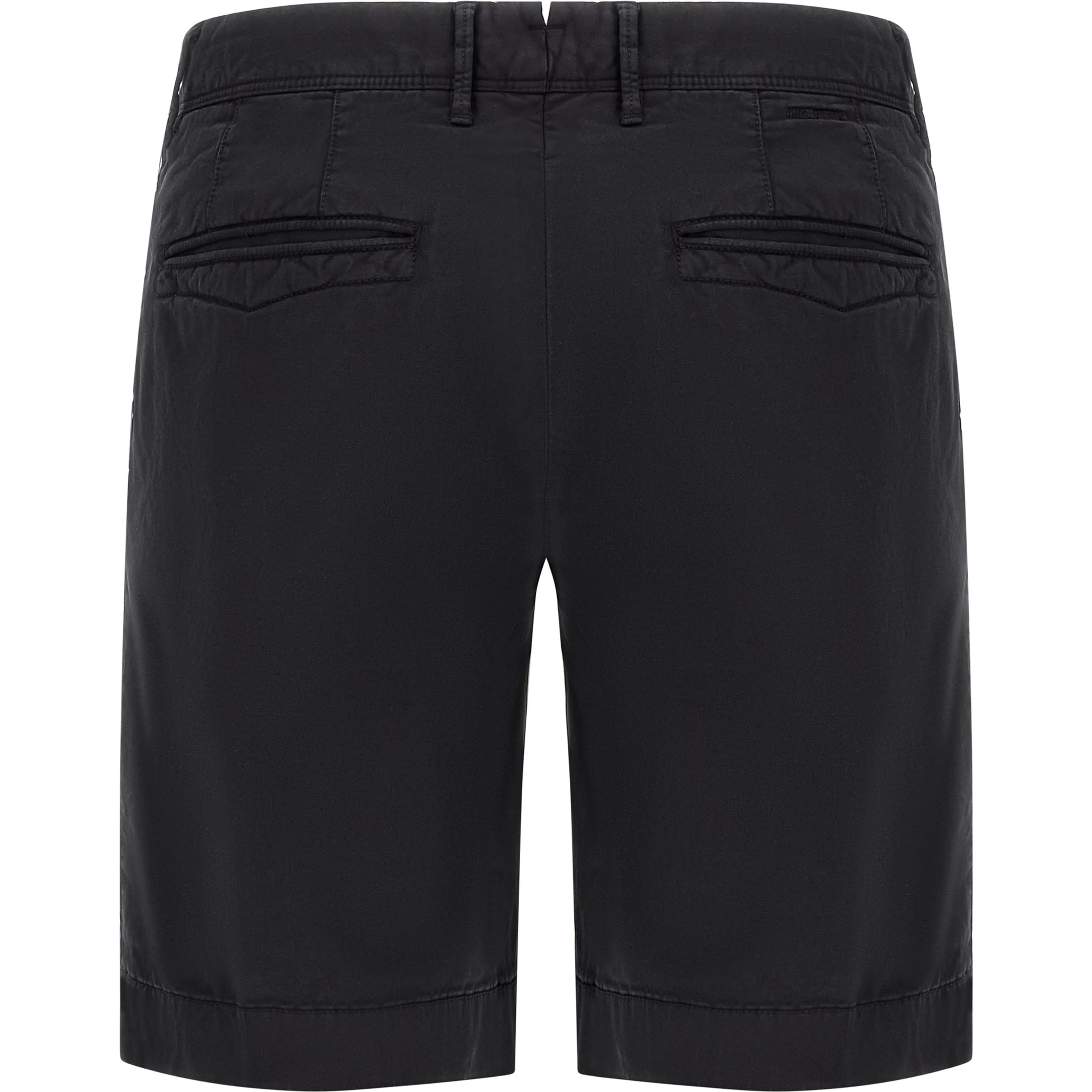 Blue Cotton Bermuda Shorts