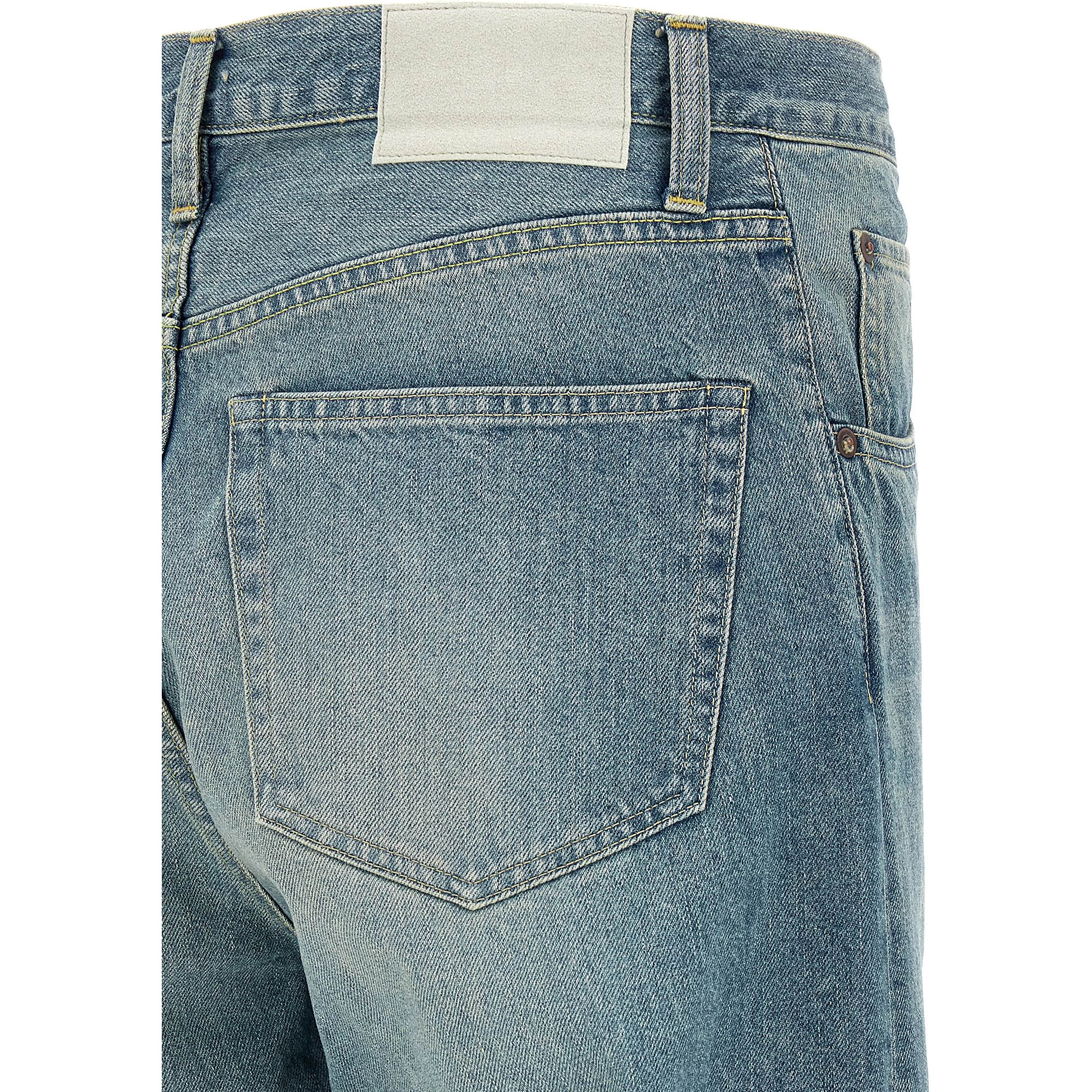 Blue Cotton Jeans Denim