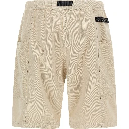 Beige Cotton Bermuda Shorts