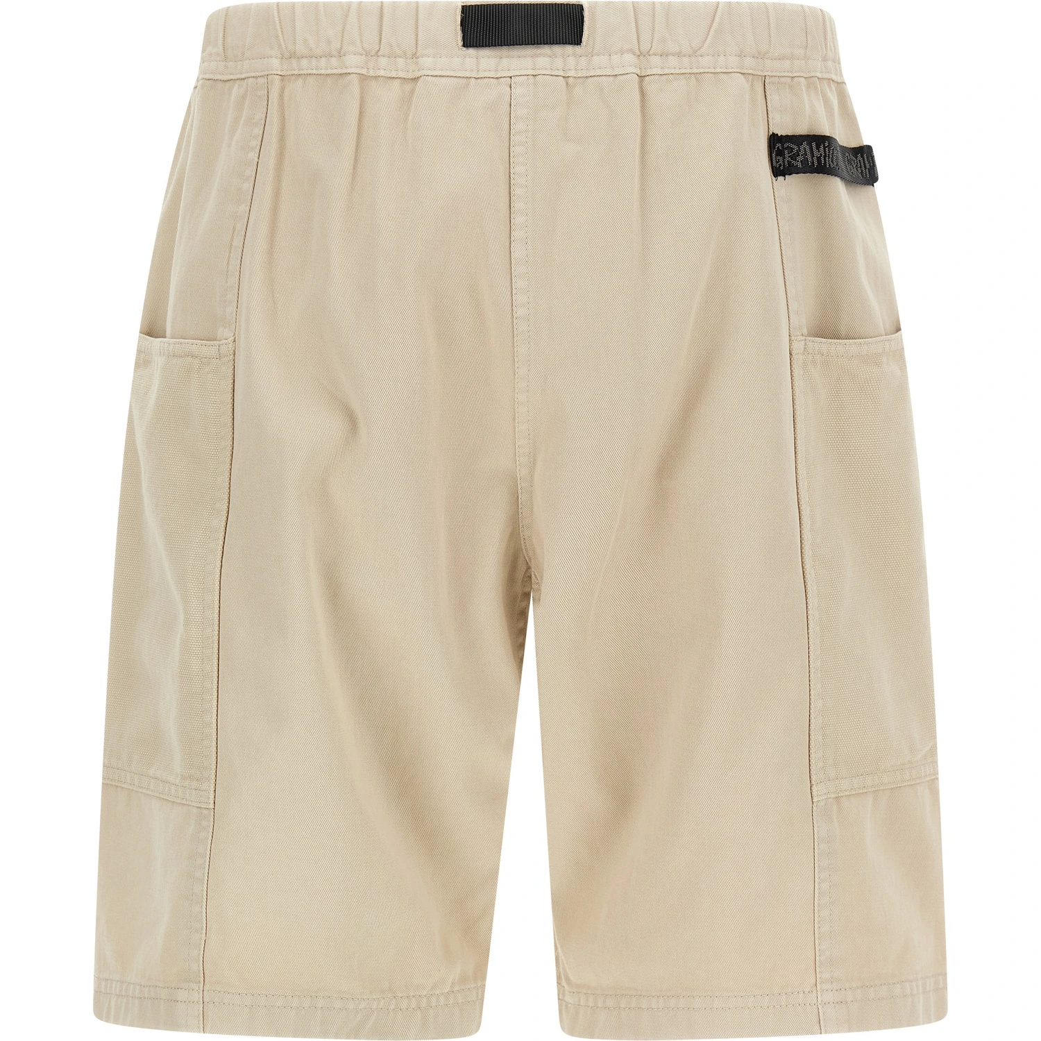 Beige Cotton Bermuda Shorts