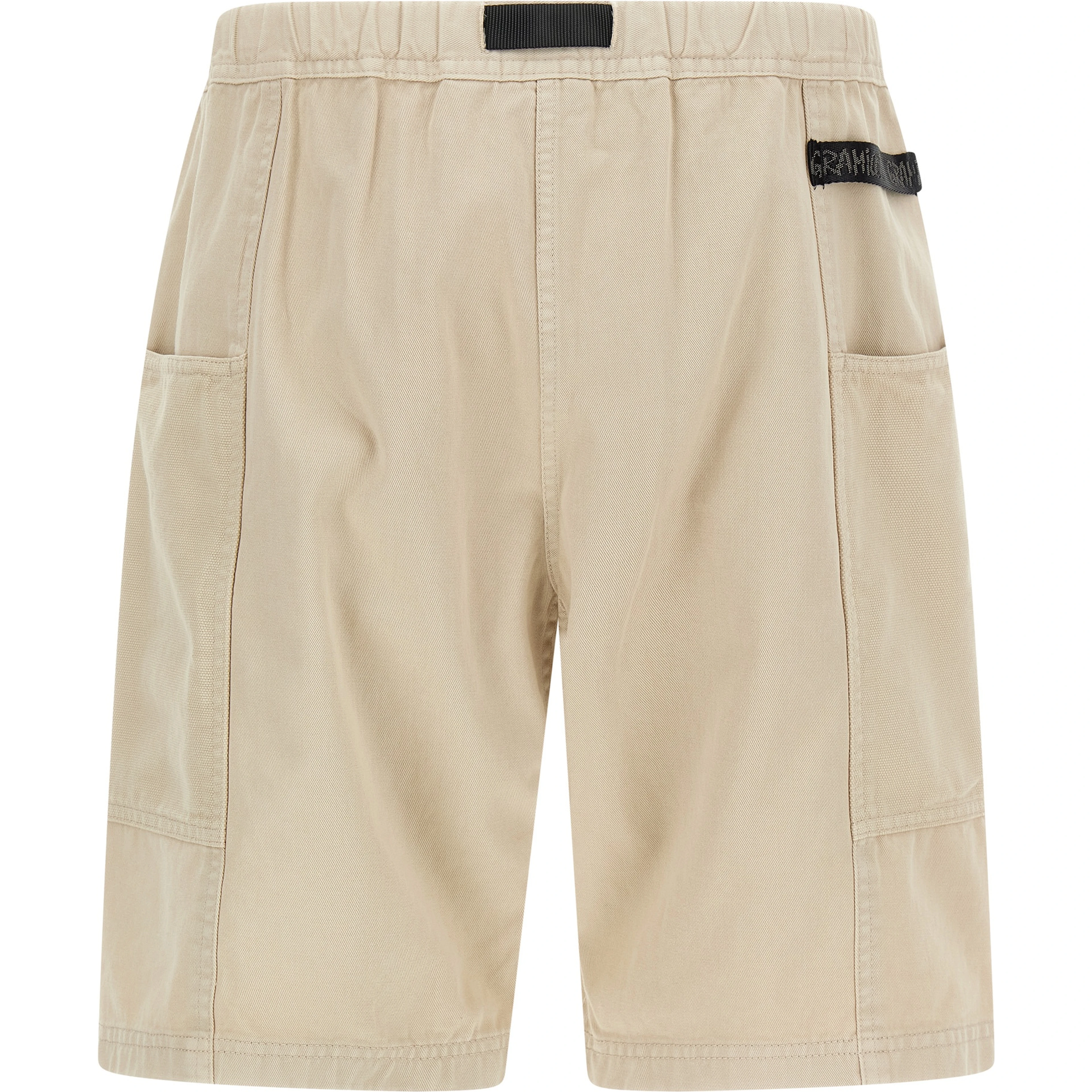 Beige Cotton Bermuda Shorts