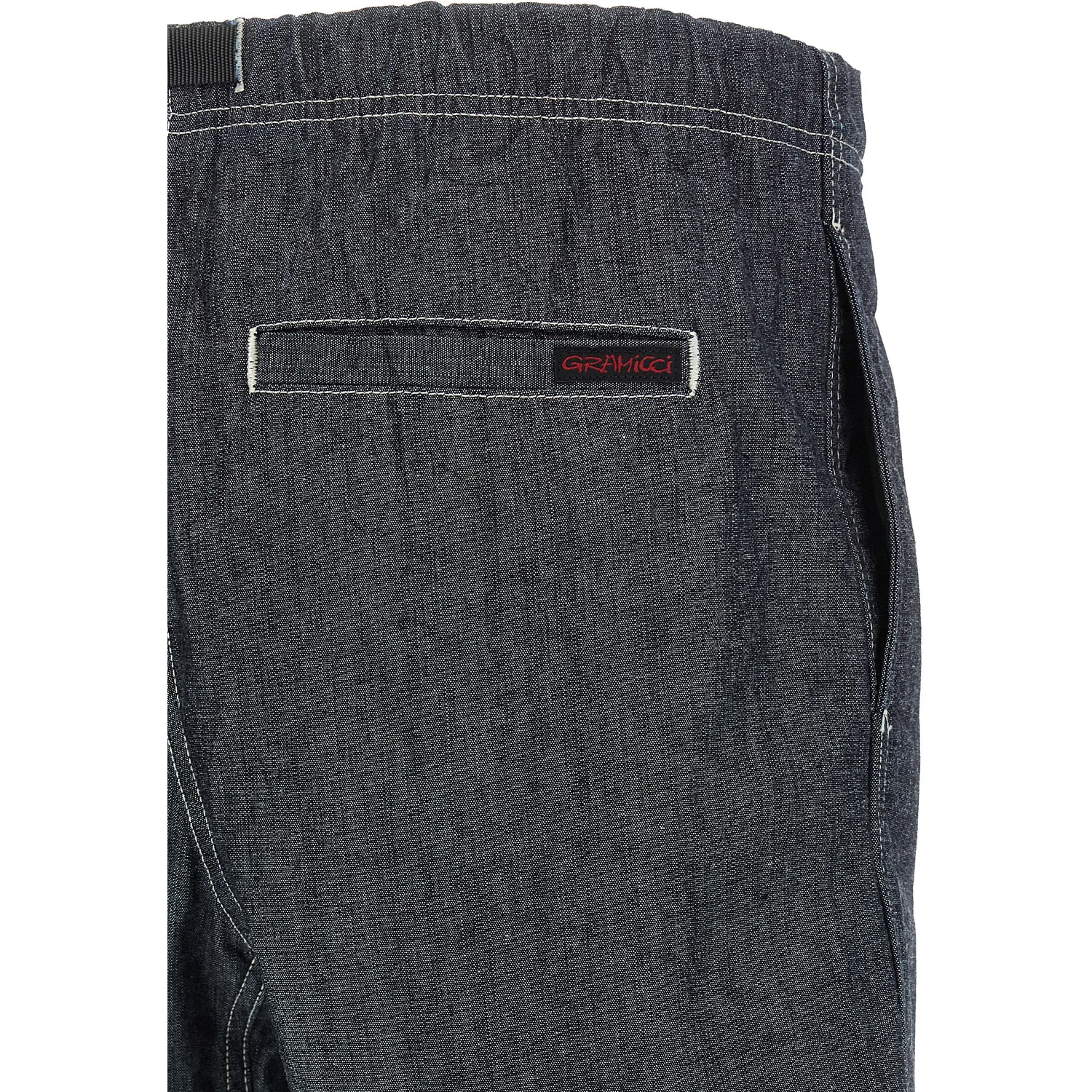 Blue Cotton Bermuda Shorts