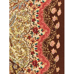 Brown Silk Foulard
