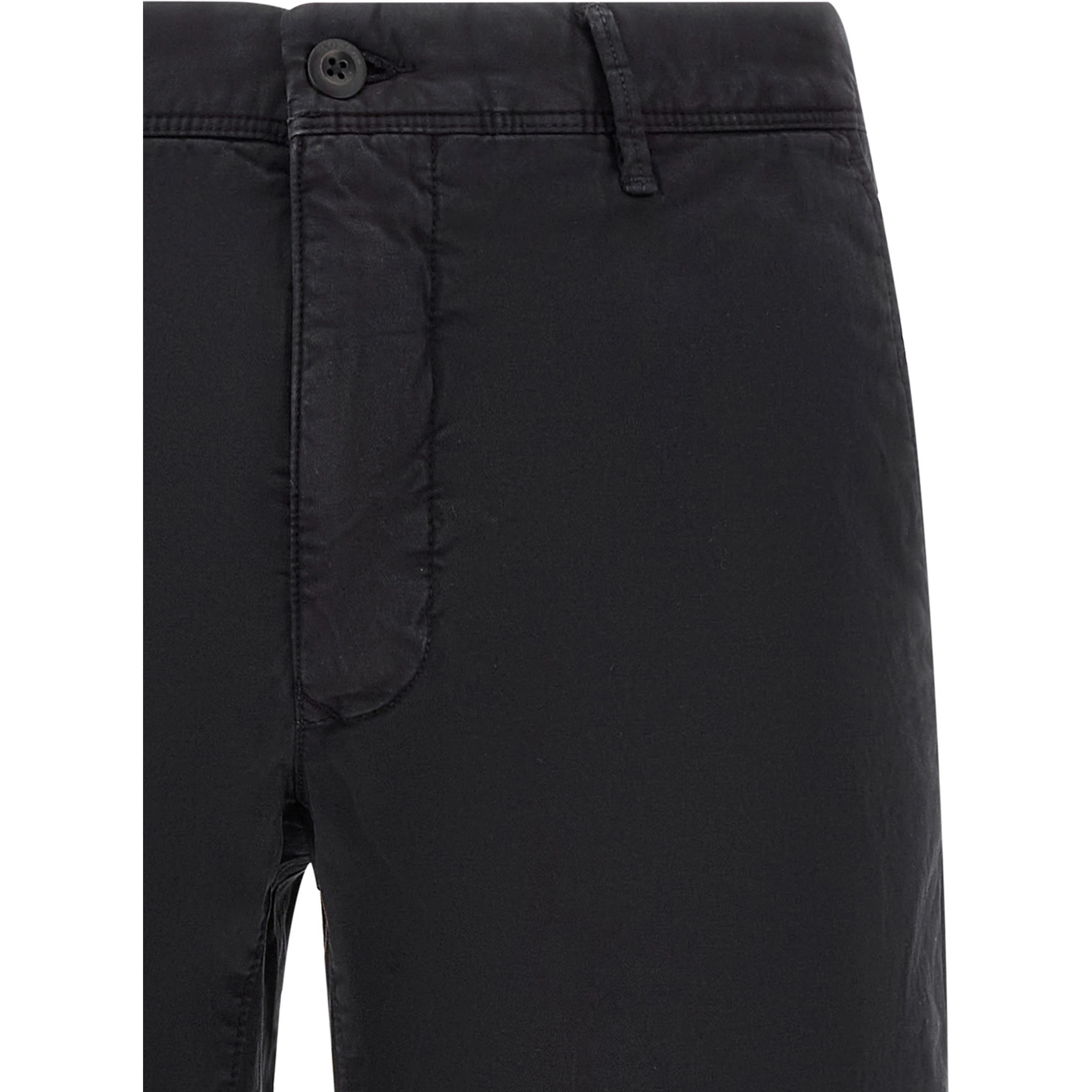 Blue Cotton Bermuda Shorts