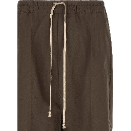 Brown Cotton Bermuda Shorts