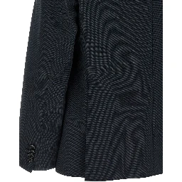Blue Virgin Wool Two-Piece Suit
