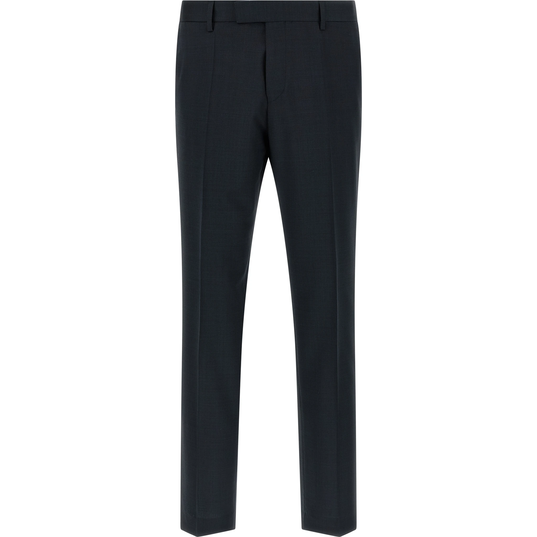 Blue Virgin Wool Two-Piece Suit