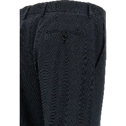 Blue Virgin Wool Two-Piece Suit