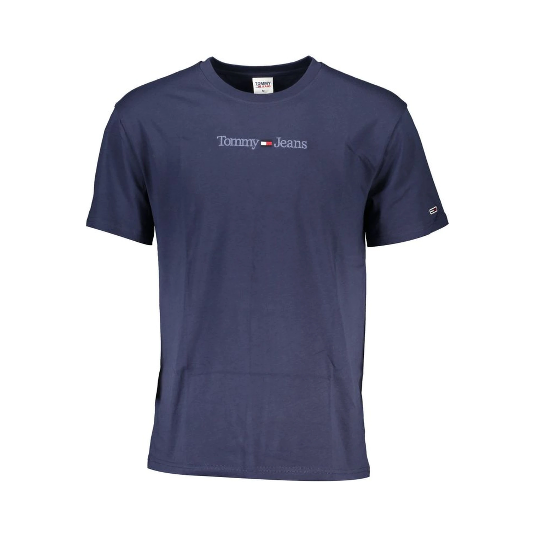 Blue Cotton Men's T-Shirt
