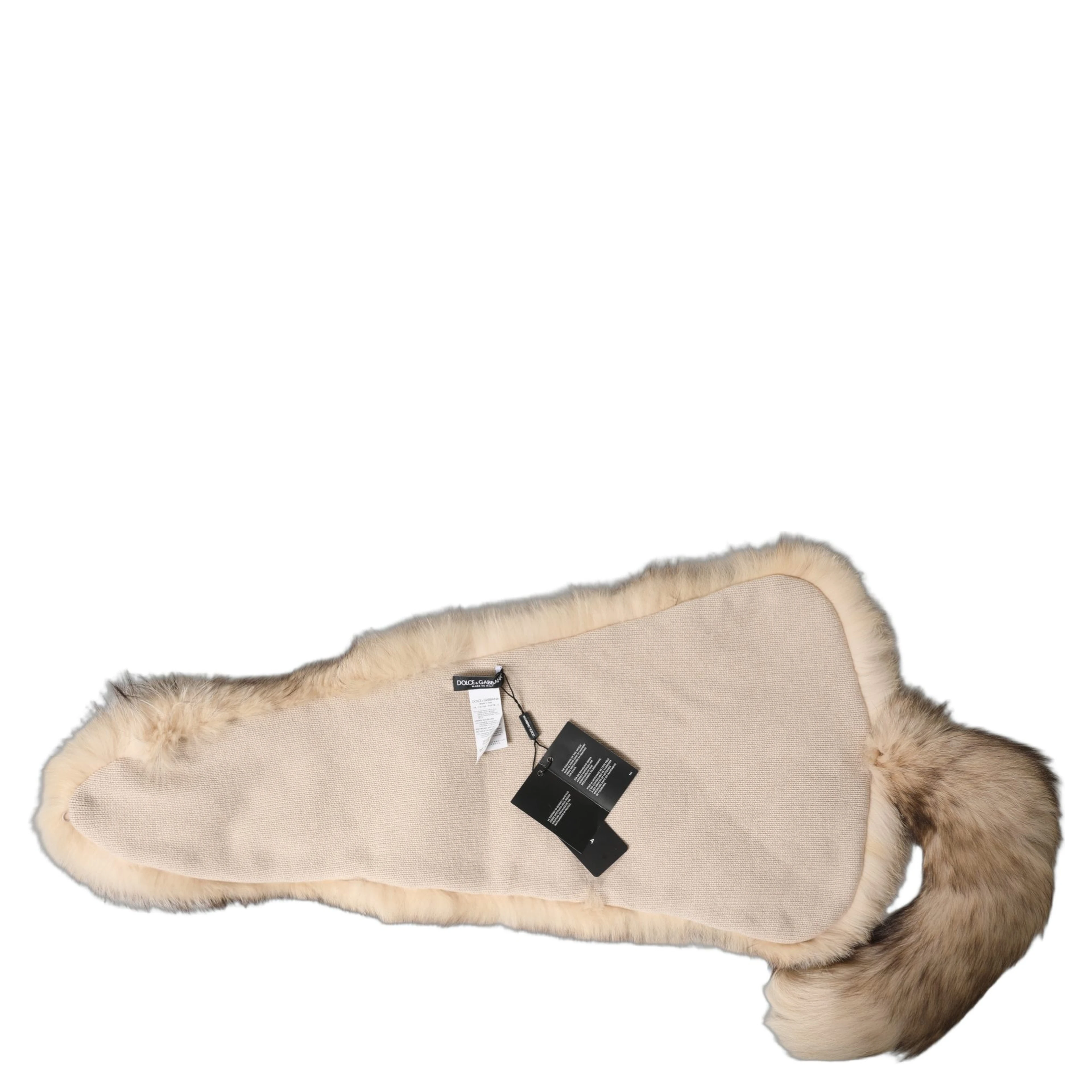 Brown Frost Fox Fur Neck Warmer Winter Scarf