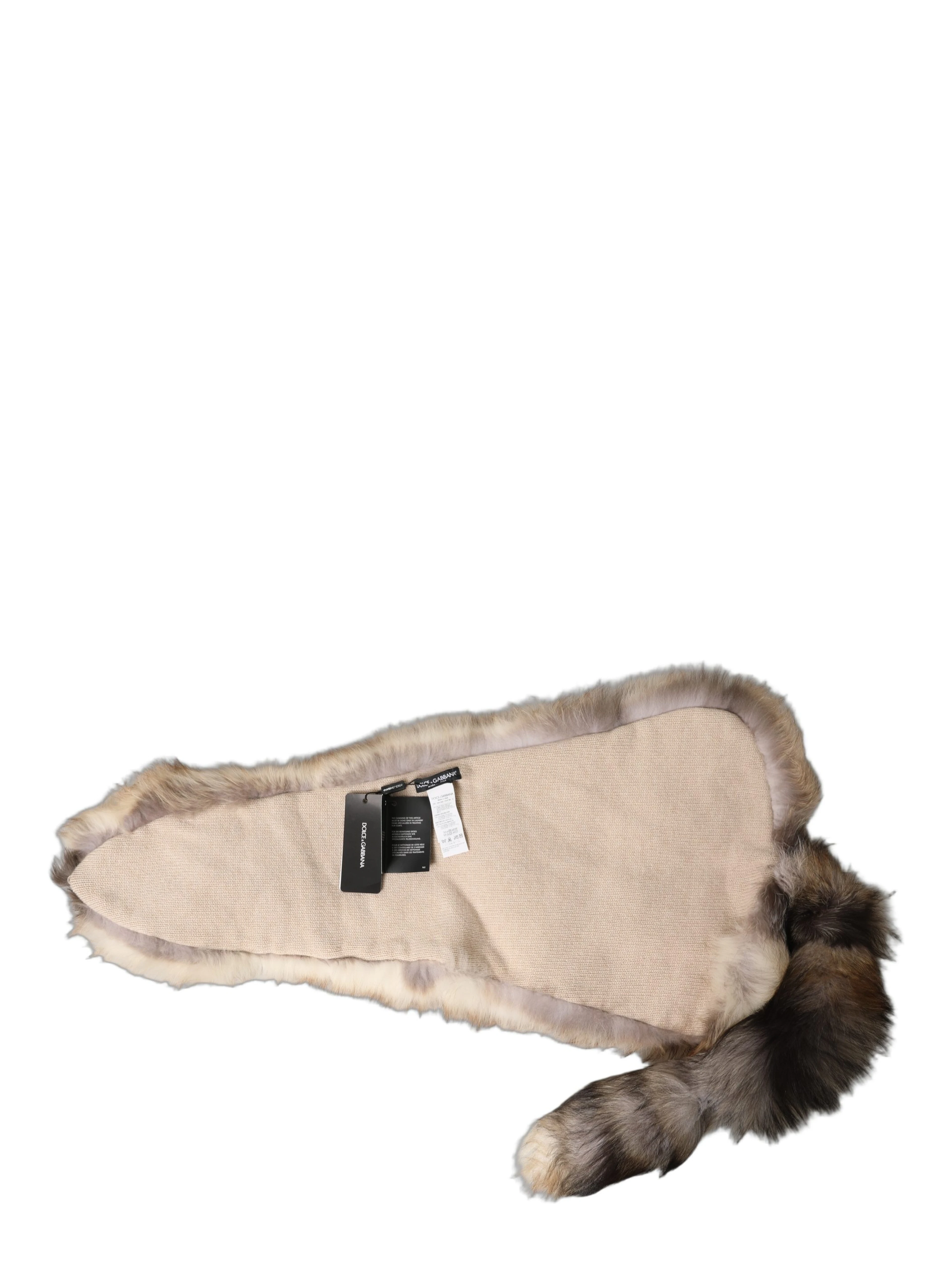 Brown Frost Fox Fur Neck Warmer Winter Scarf