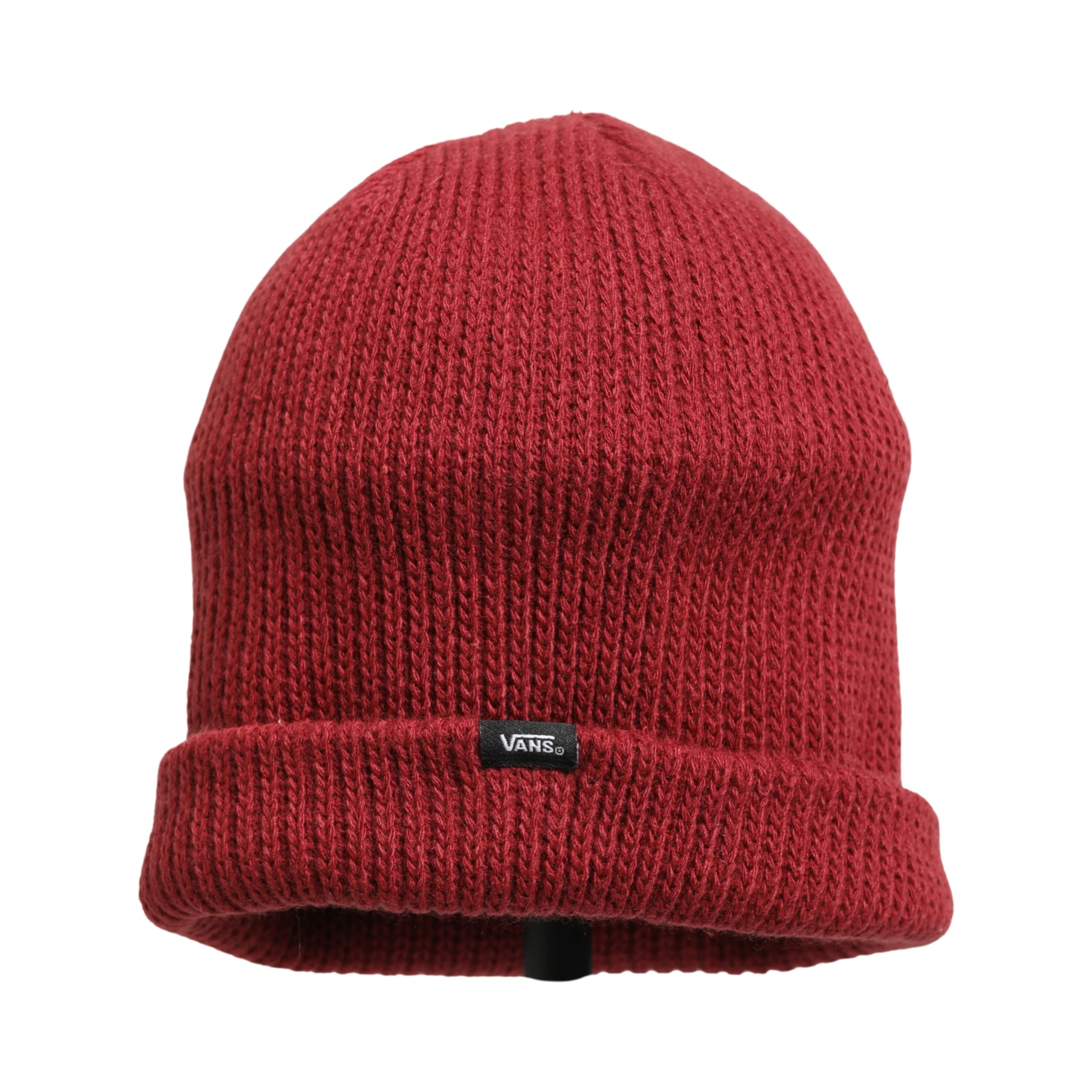 Women Bordeaux Wool Knitted Winter Beanie Capello Hat