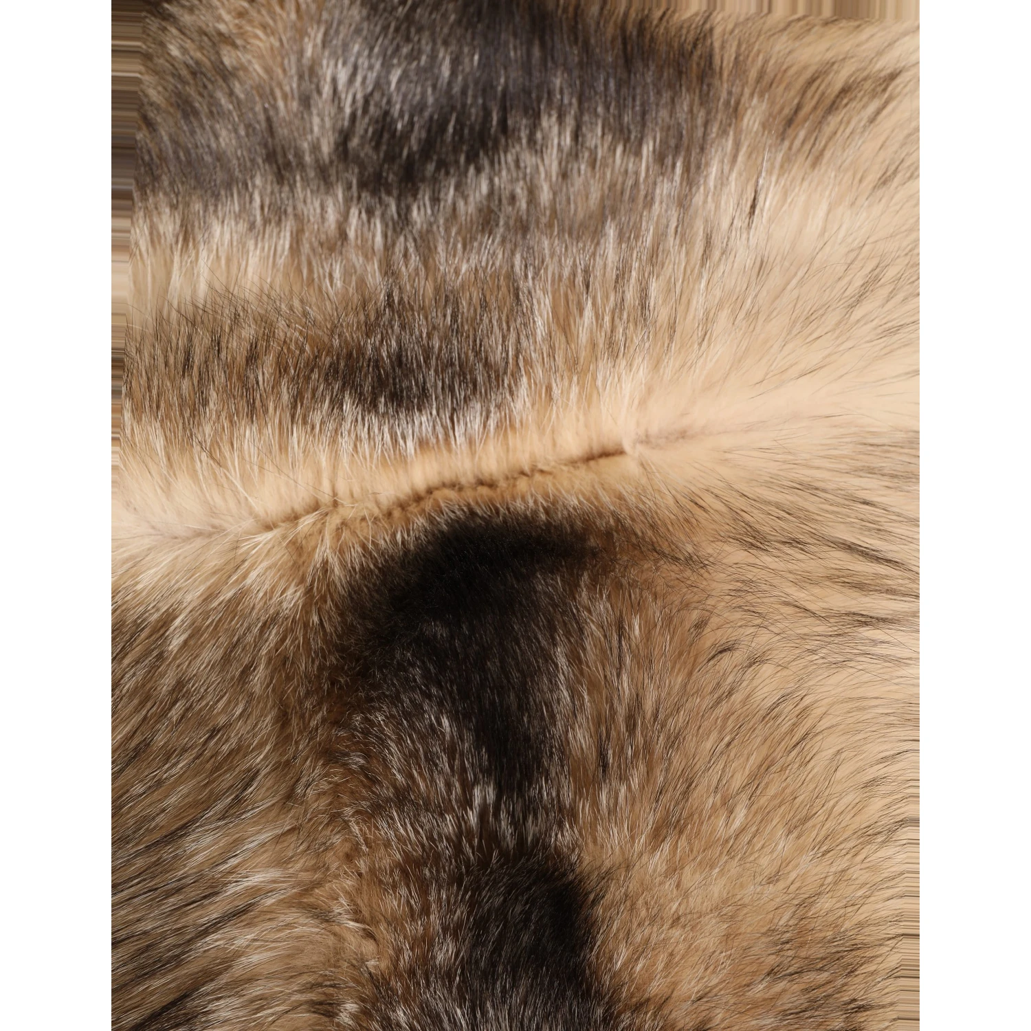 Brown Frost Fox Fur Neck Warmer Winter Scarf