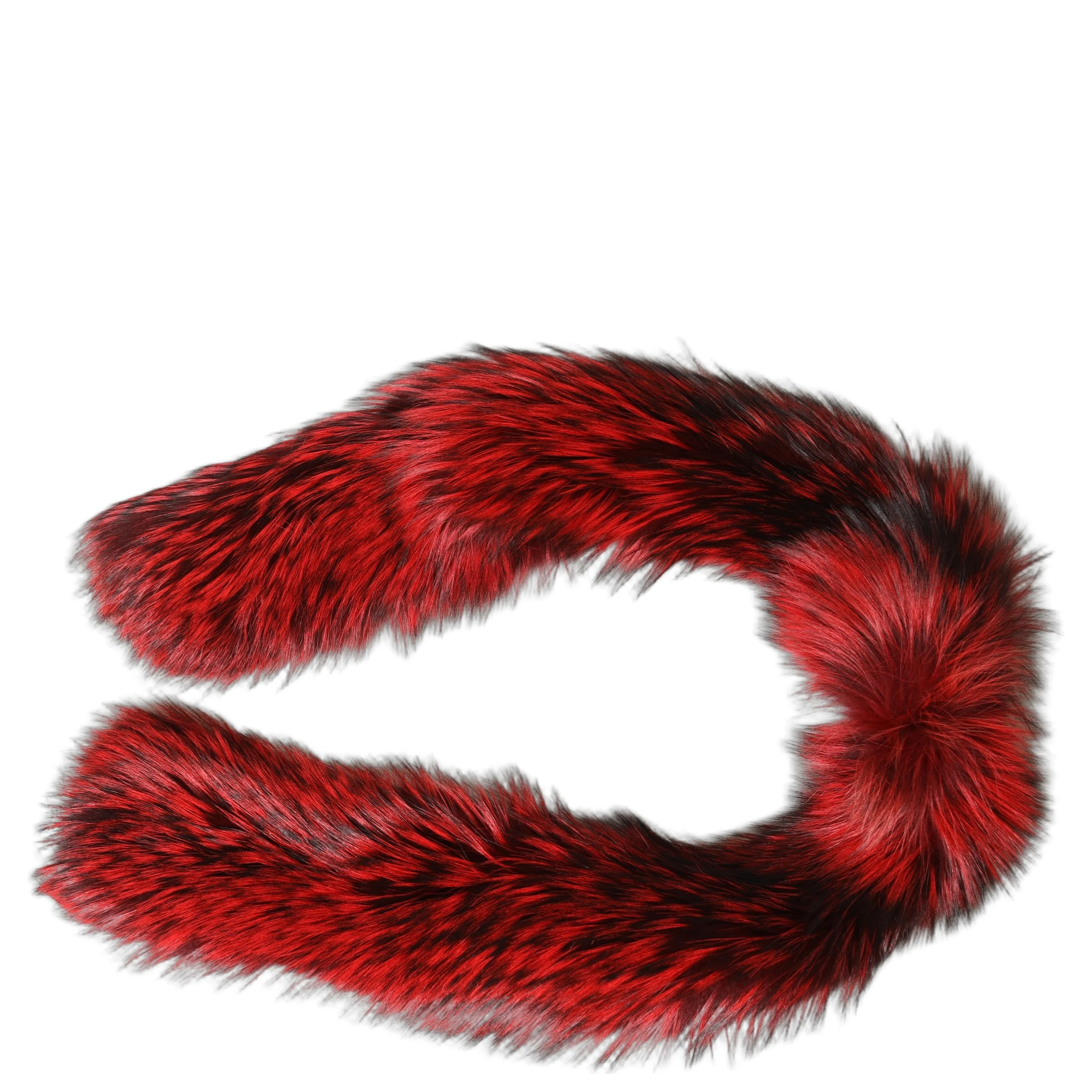 Red Fox Fur Neck Wrap Warmer Winter Scarf