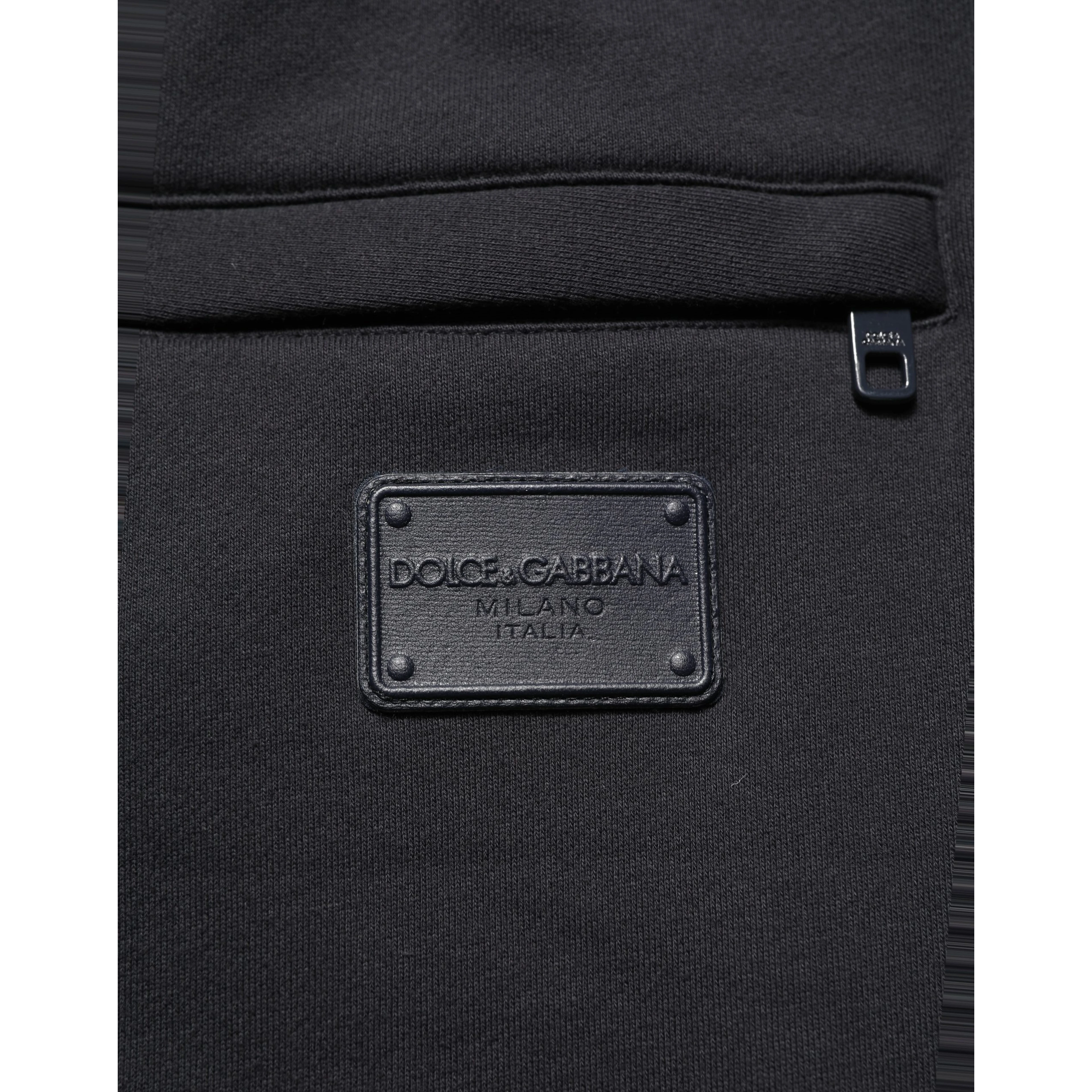 Black Drawstring Viscose Jogger Men Sweatpants Pants