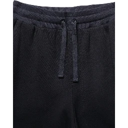 Black Drawstring Viscose Jogger Men Sweatpants Pants