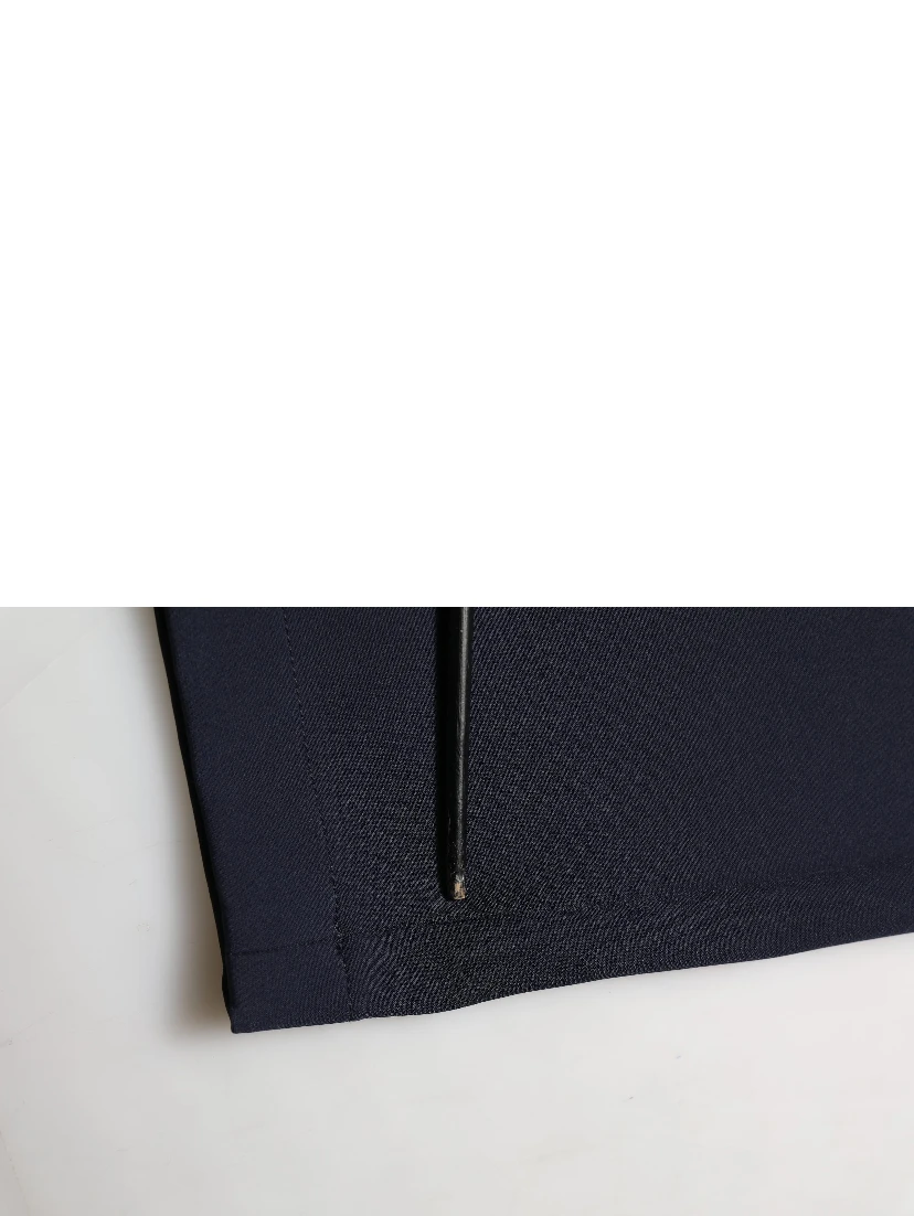 Dark Blue Drawstring Nylon Jogger Sweatpants Pants