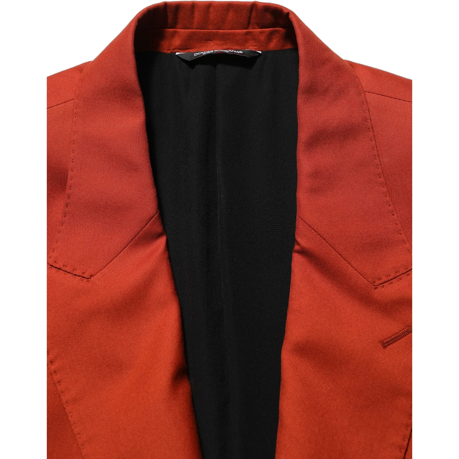 Red Cashmere Single Breasted Blazer Jacket