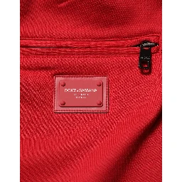 Red DG Logo Cotton Jogger Men Sweatpants Pants