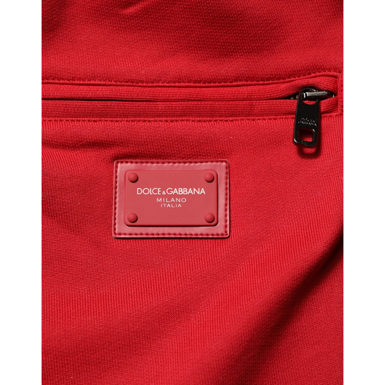 Red DG Logo Cotton Jogger Men Sweatpants Pants