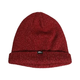 Women Bordeaux Wool Knitted Winter Beanie Capello Hat