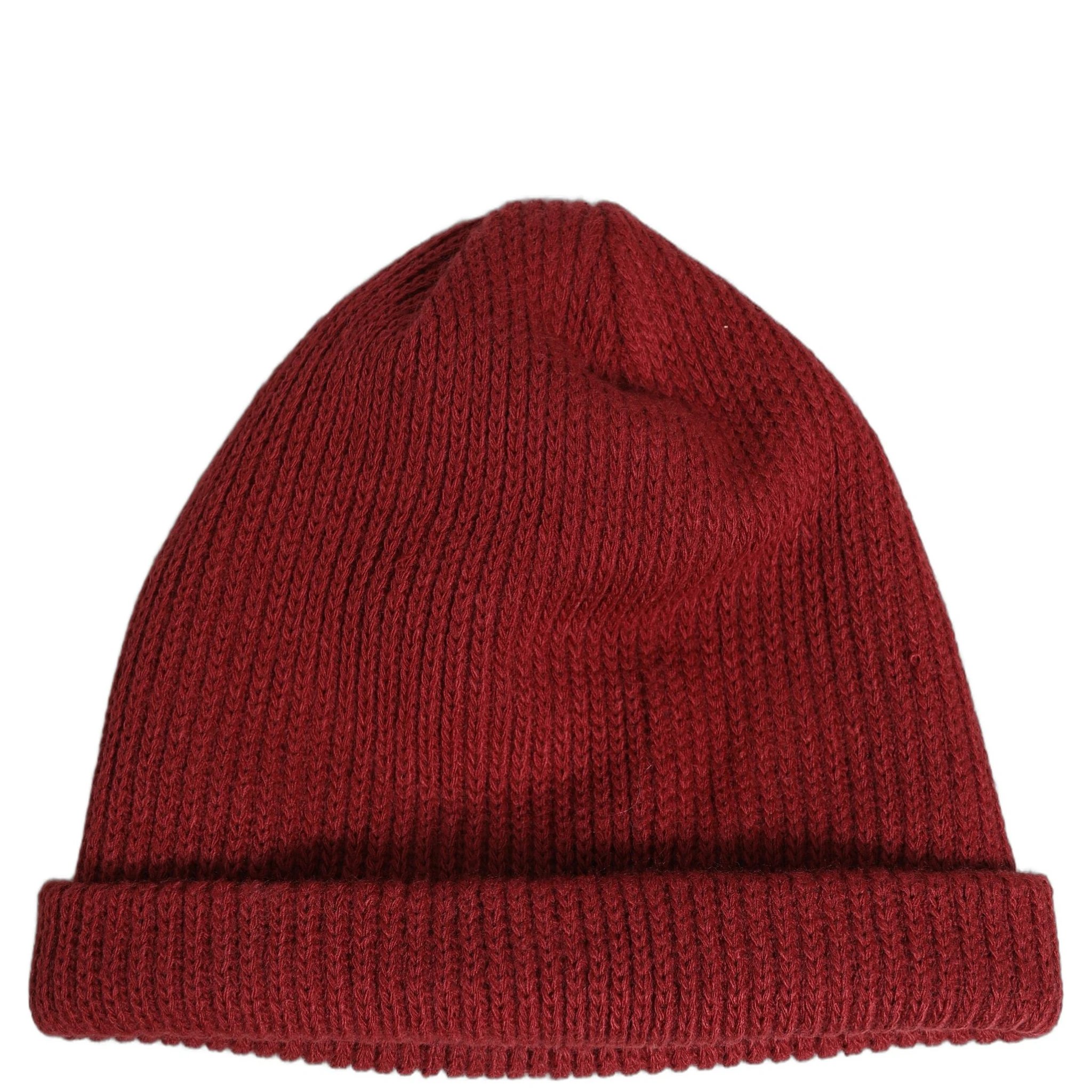 Women Bordeaux Wool Knitted Winter Beanie Capello Hat
