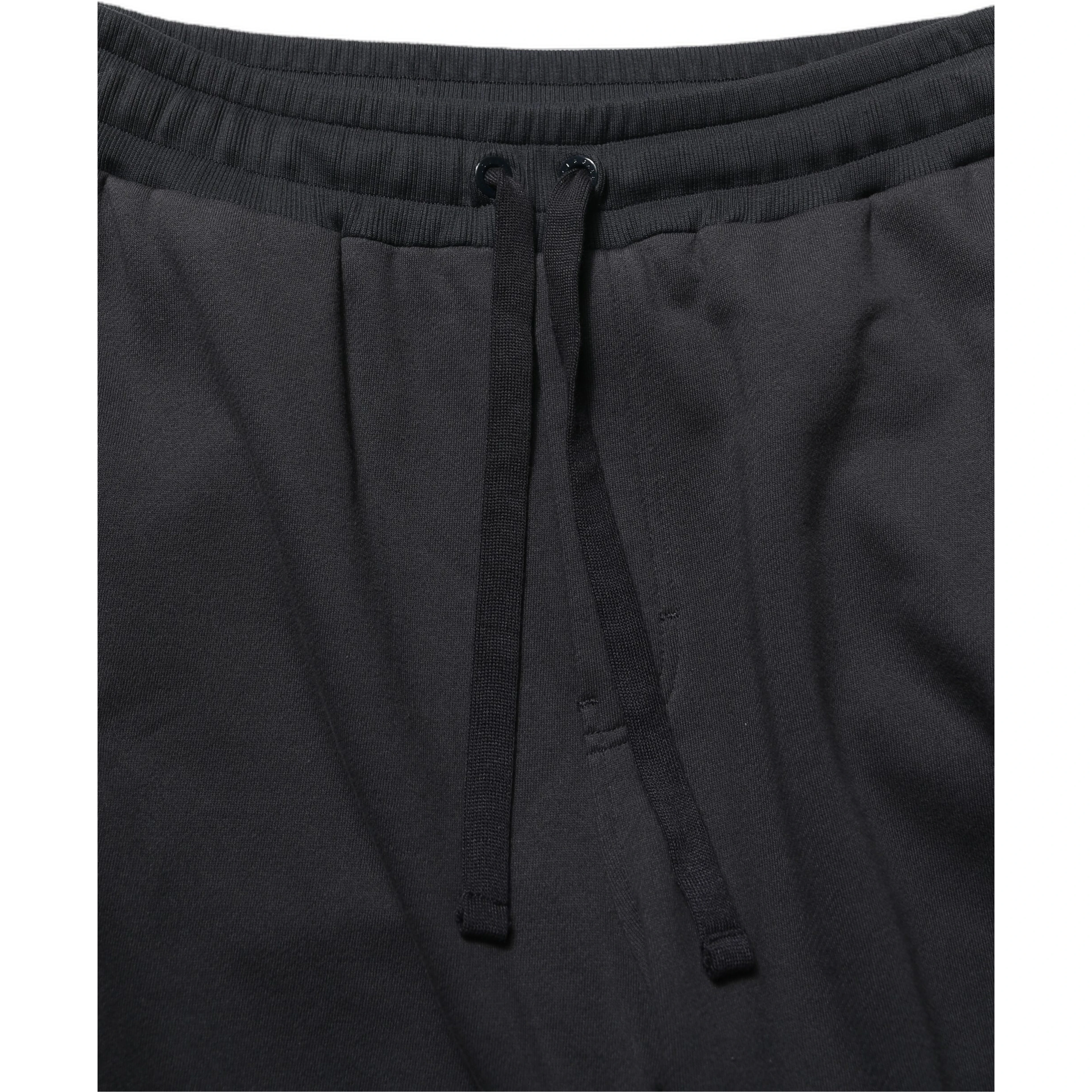 Black Drawstring Viscose Jogger Men Sweatpants Pants