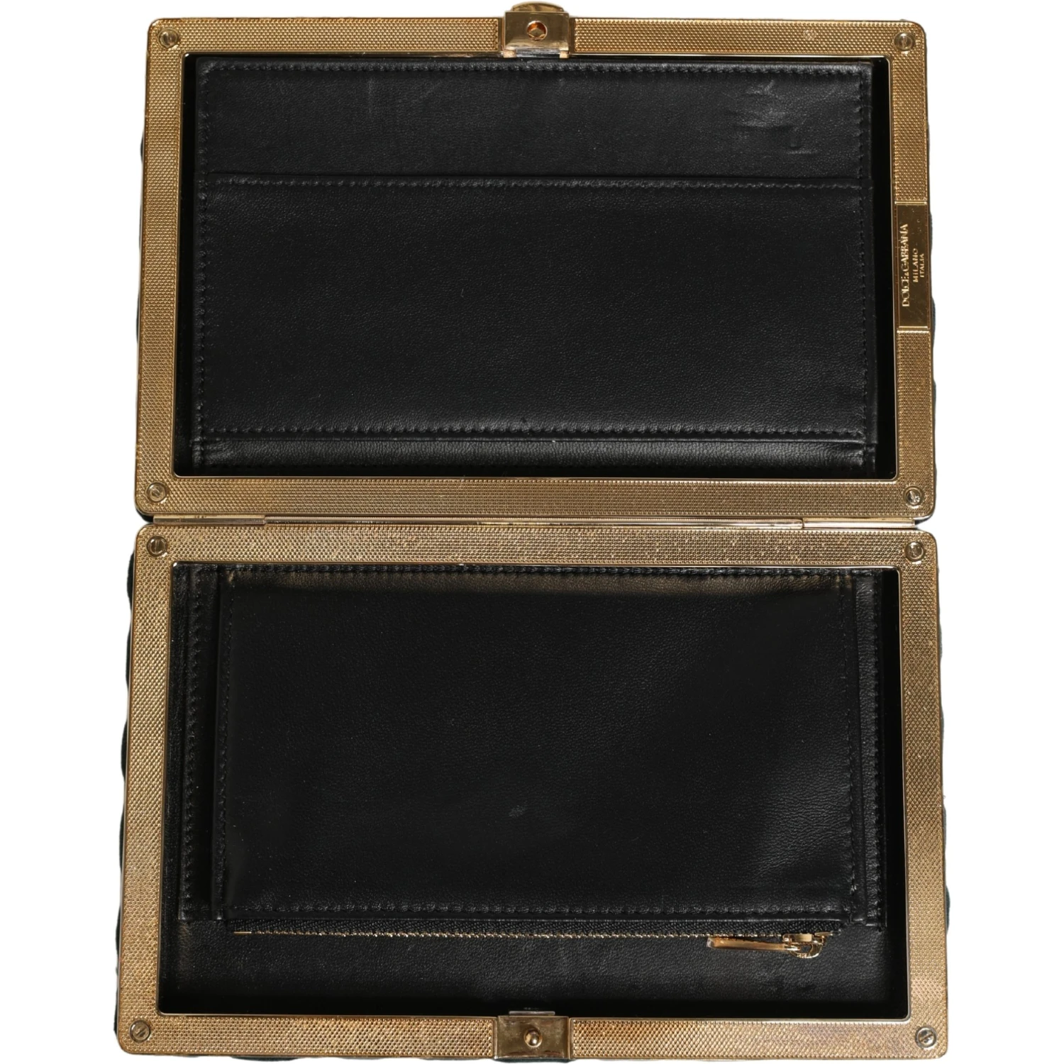 Black Velvet Gold Frame Clutch Evening Clutch Purse Bag