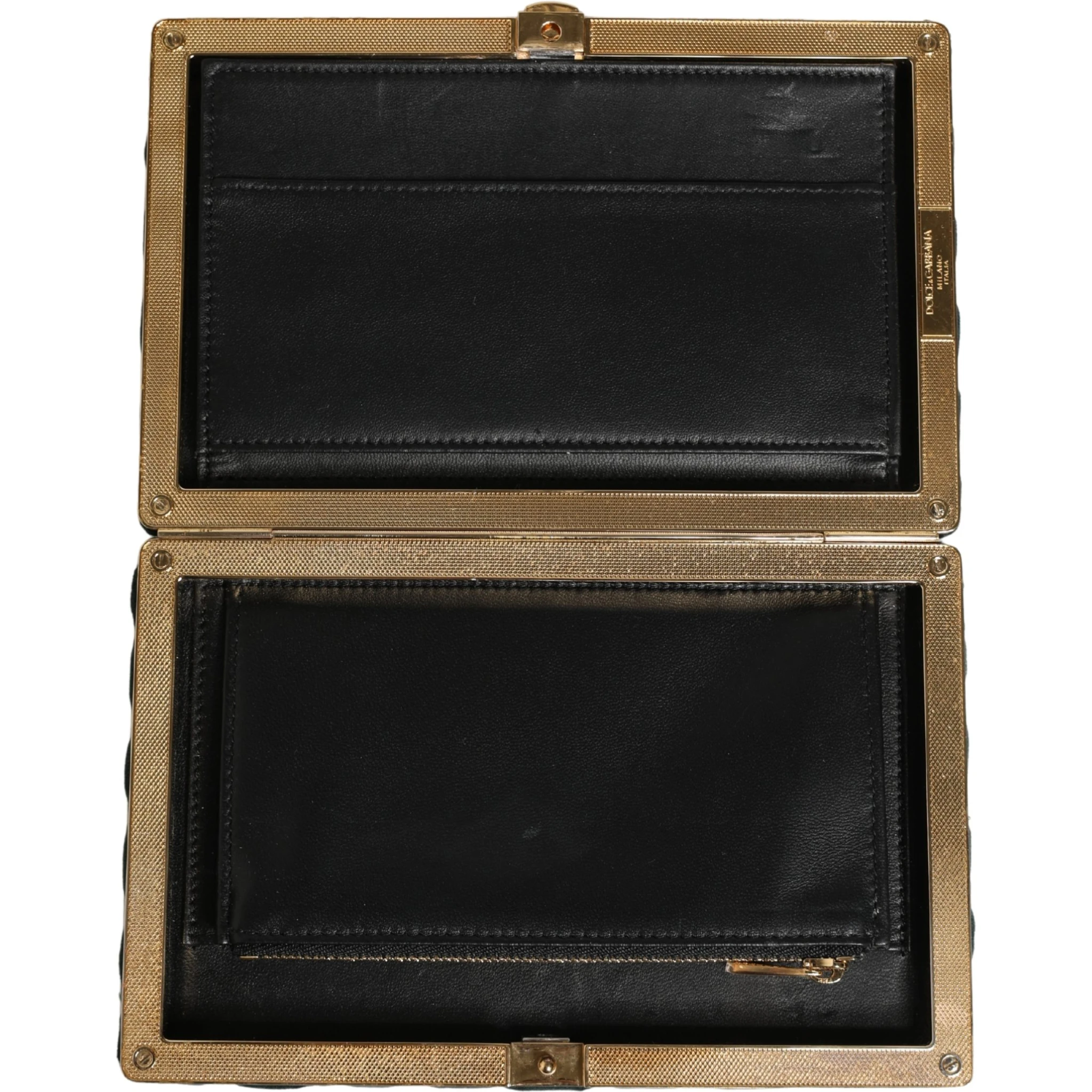 Black Velvet Gold Frame Clutch Evening Clutch Purse Bag