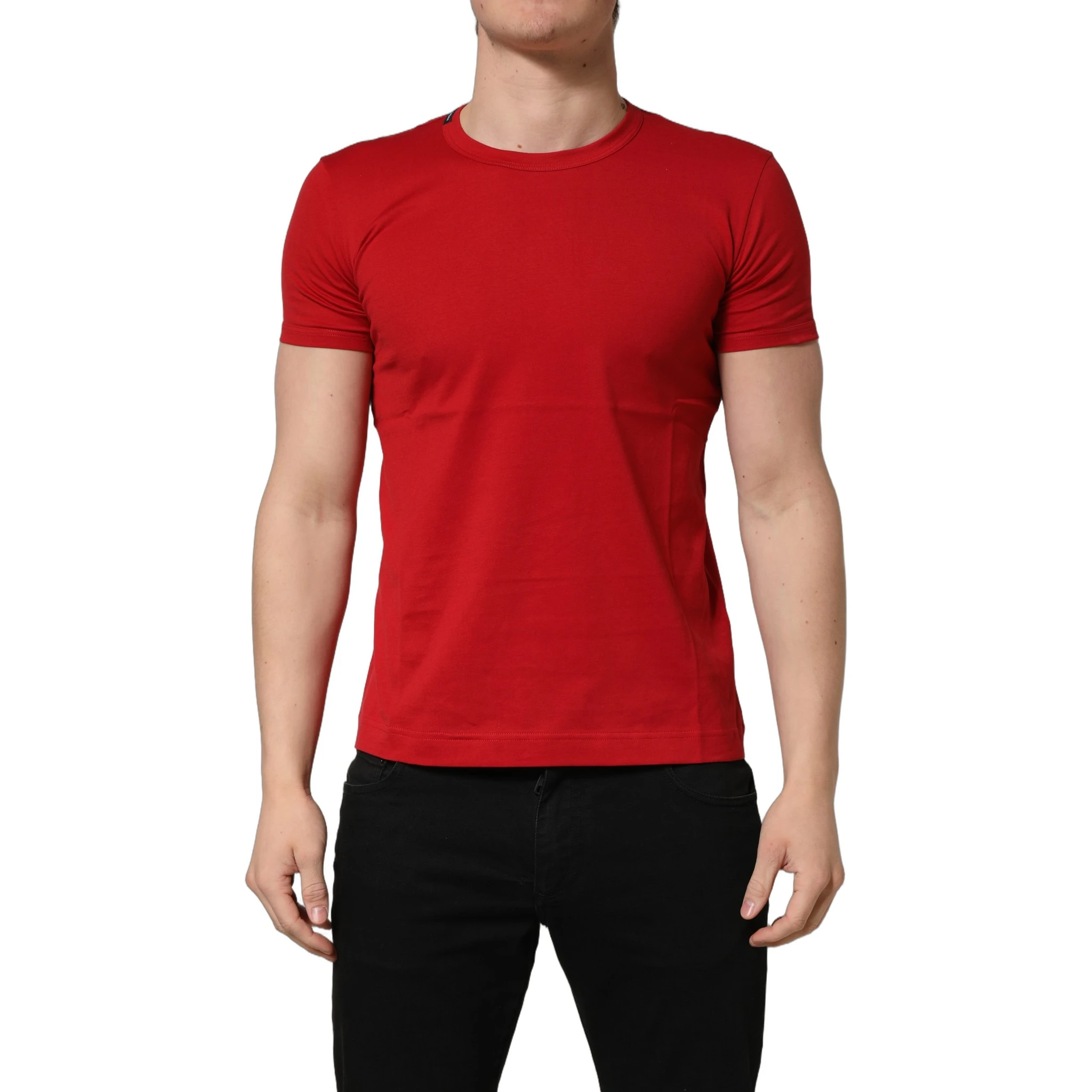 Red Goodluck 2023 Cotton Crew Neck T-shirt