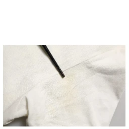 White Cotton Logo Bandana Print Men T-shirt