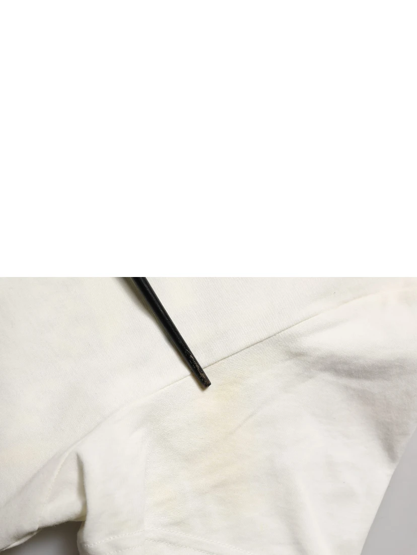 White Cotton Logo Bandana Print Men T-shirt