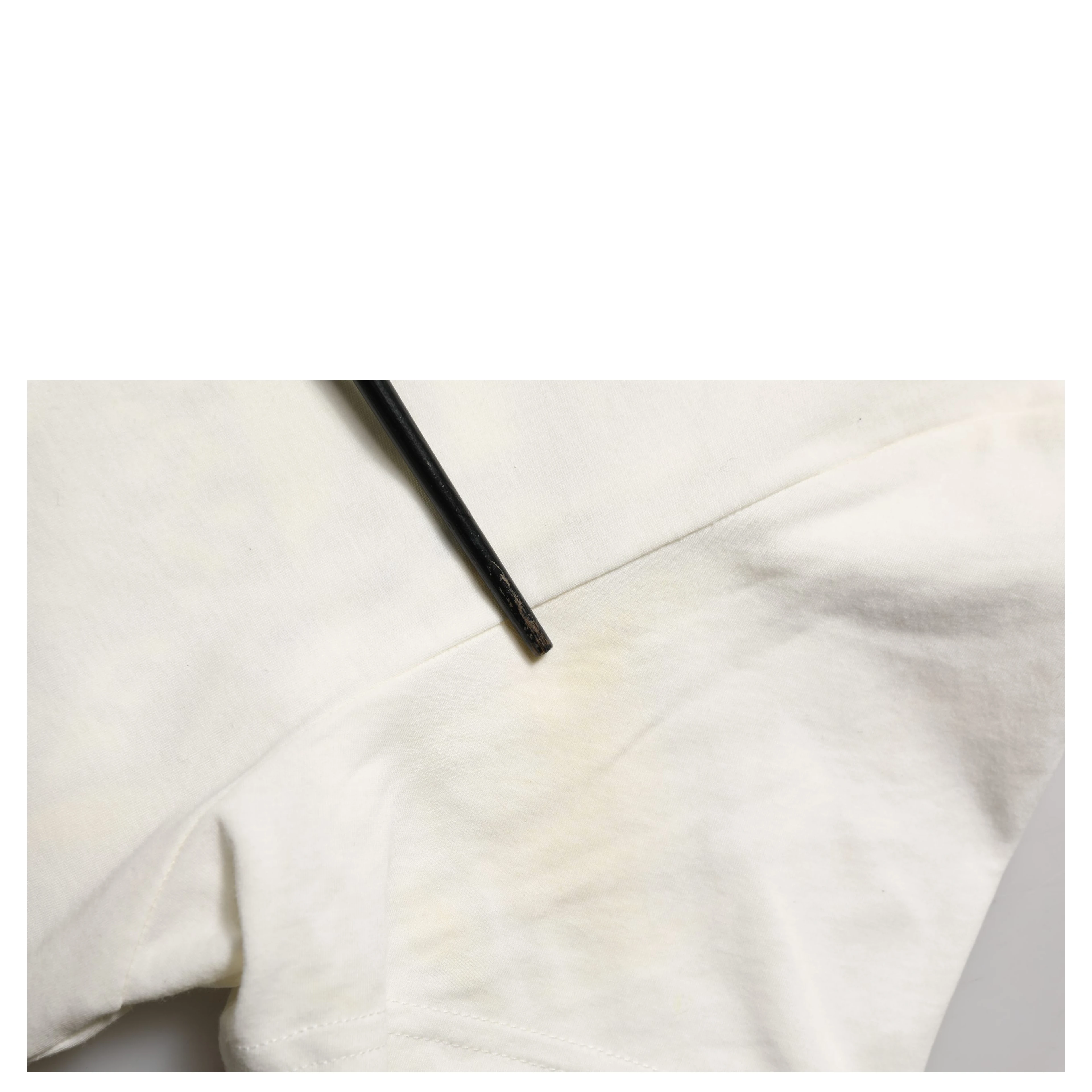 White Cotton Logo Bandana Print Men T-shirt