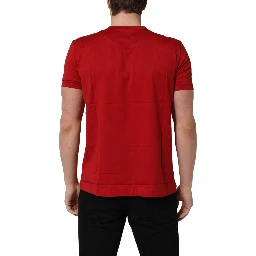 Red Goodluck 2023 Cotton Crew Neck T-shirt