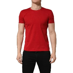 Red Goodluck 2023 Cotton Crew Neck T-shirt