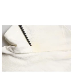 White Cotton Logo Bandana Print Men T-shirt