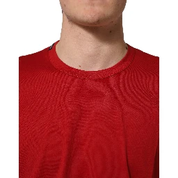Red Goodluck 2023 Cotton Crew Neck T-shirt