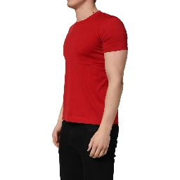 Red Goodluck 2023 Cotton Crew Neck T-shirt