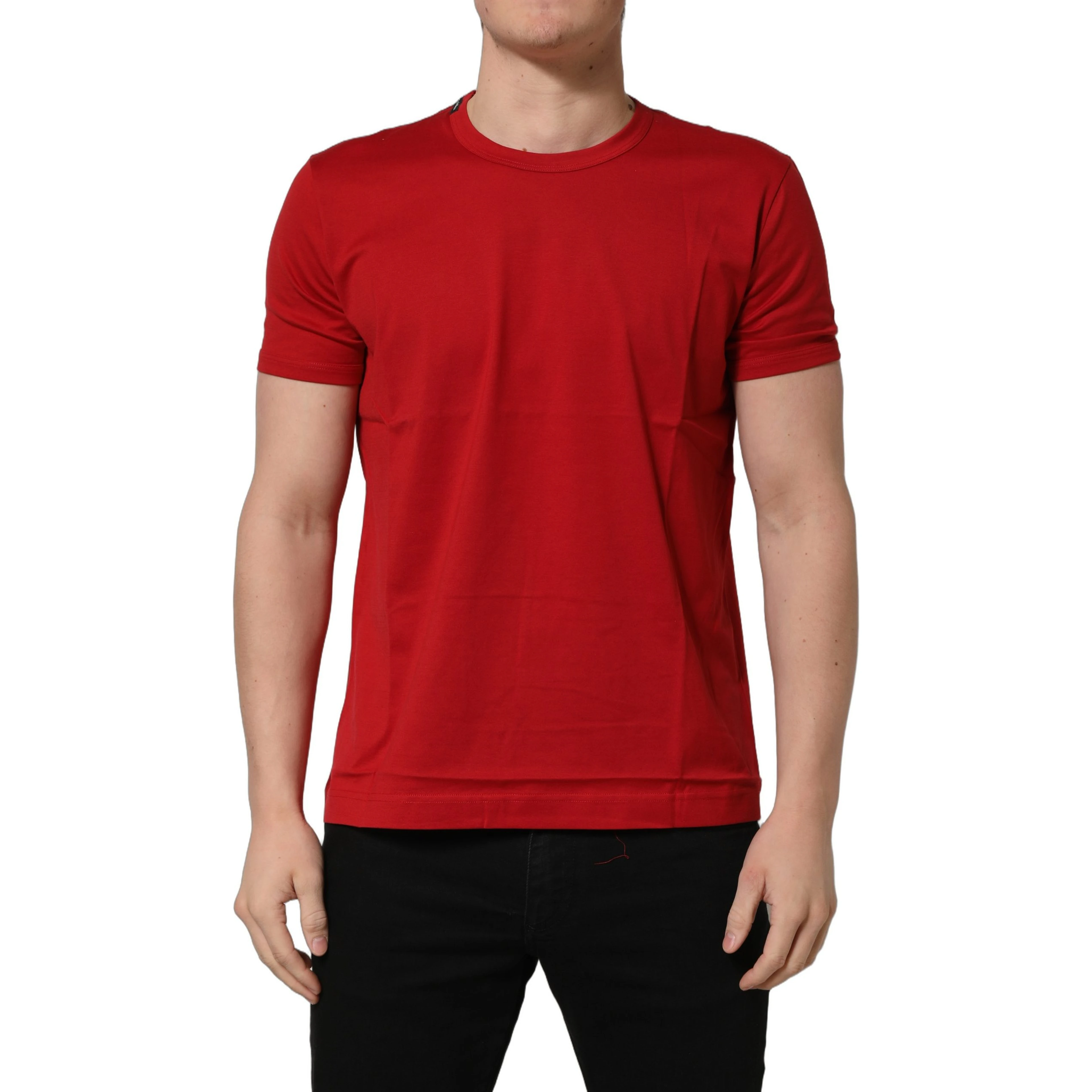Red Goodluck 2023 Cotton Crew Neck T-shirt