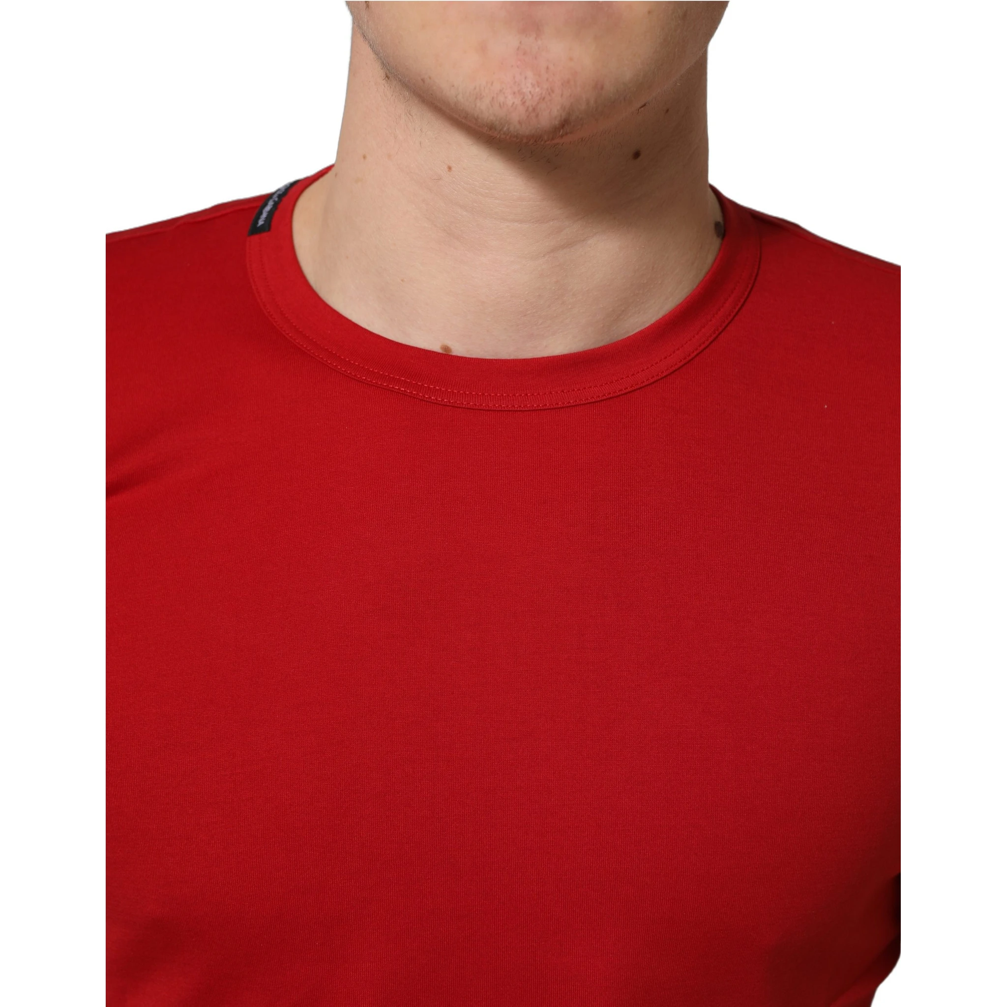 Red Goodluck 2023 Cotton Crew Neck T-shirt