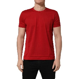 Red Goodluck 2023 Cotton Crew Neck T-shirt