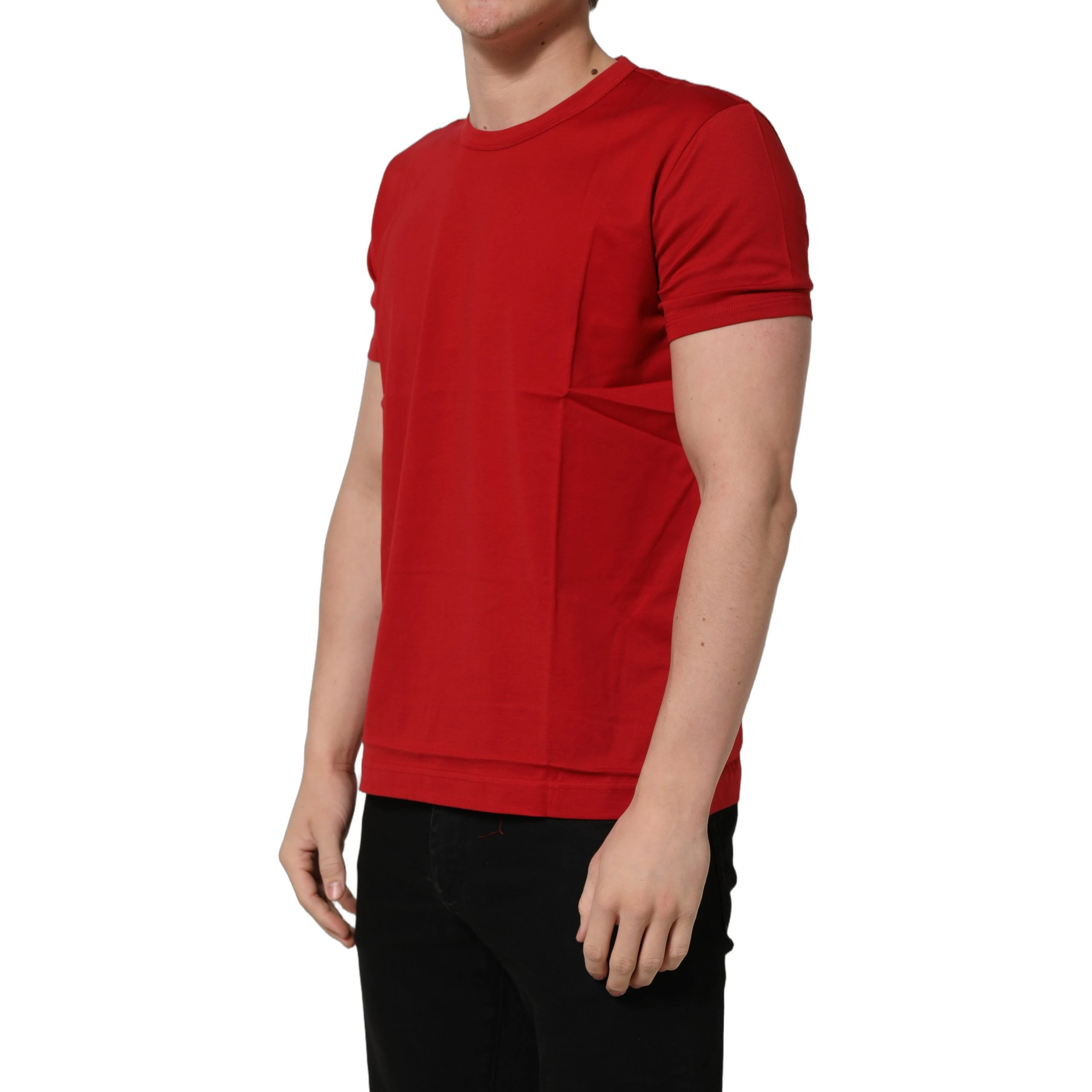 Red Goodluck 2023 Cotton Crew Neck T-shirt