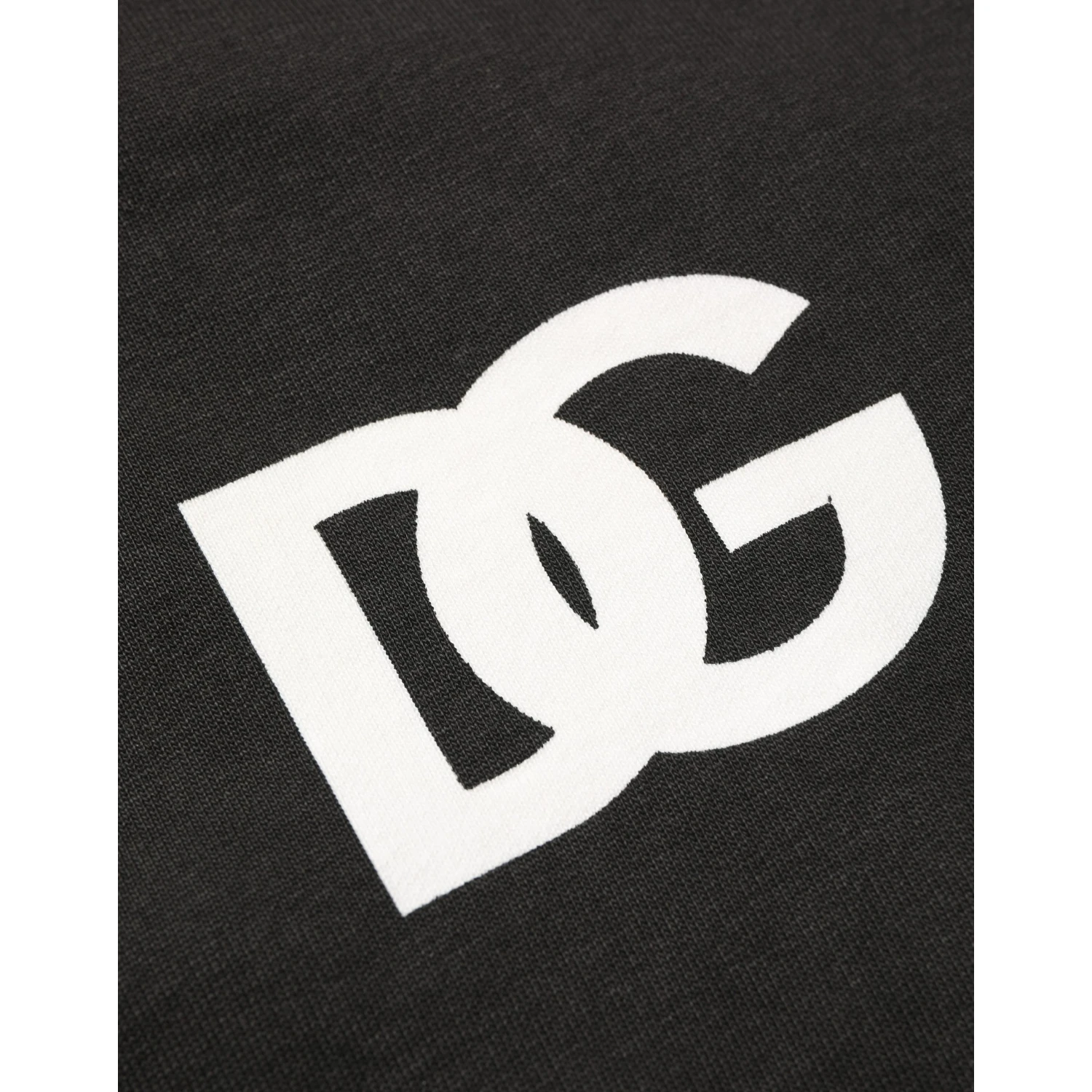 Black Cotton Logo Hooded Full Zip Sweater