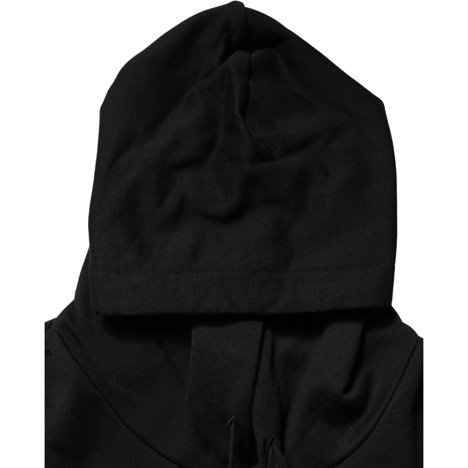 #dgfamily Black Cotton Hooded Men Sweatshirt Sweater