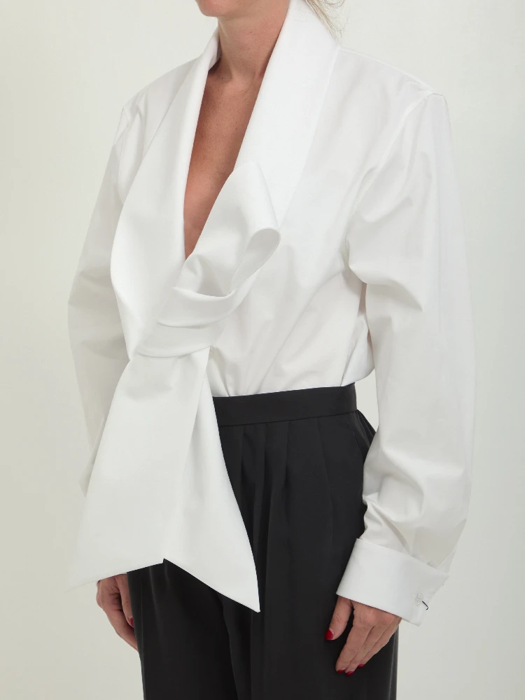 Lavallière collar shirt alternative