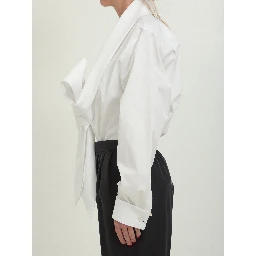 Lavallière collar shirt