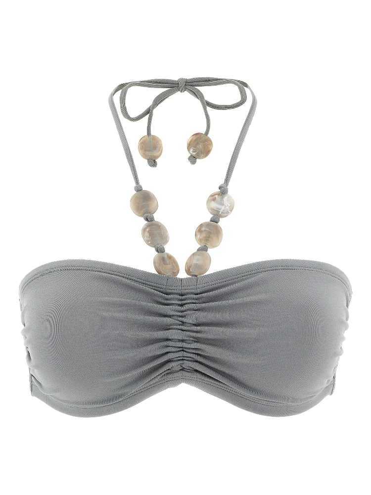 Gray Polyamide Bikini